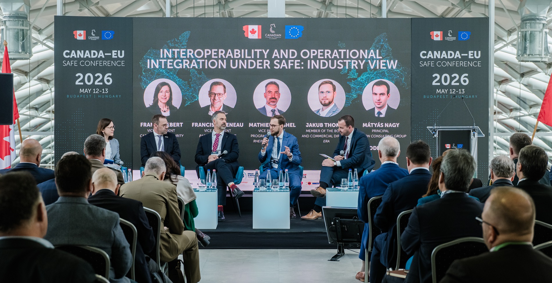 Industry panel at the Canada–EU SAFE Conference